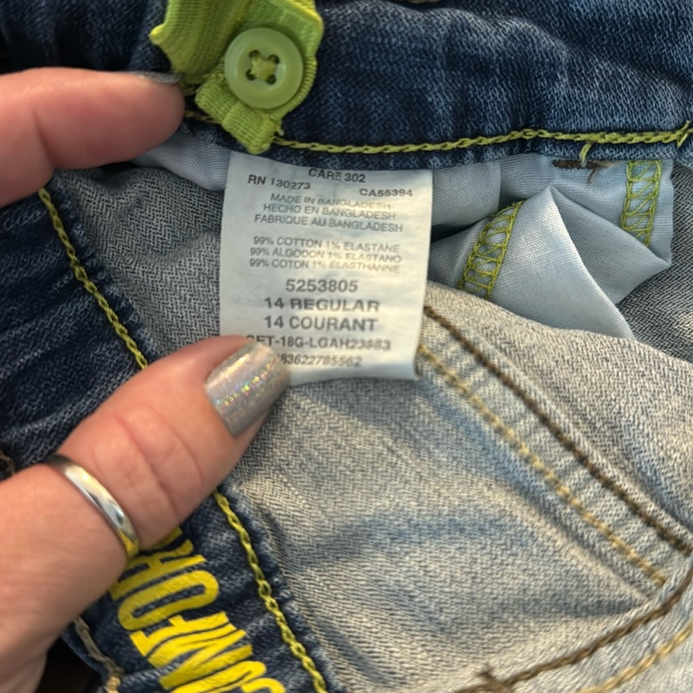 4 pairs of Lee x-treme comfort boys jeans